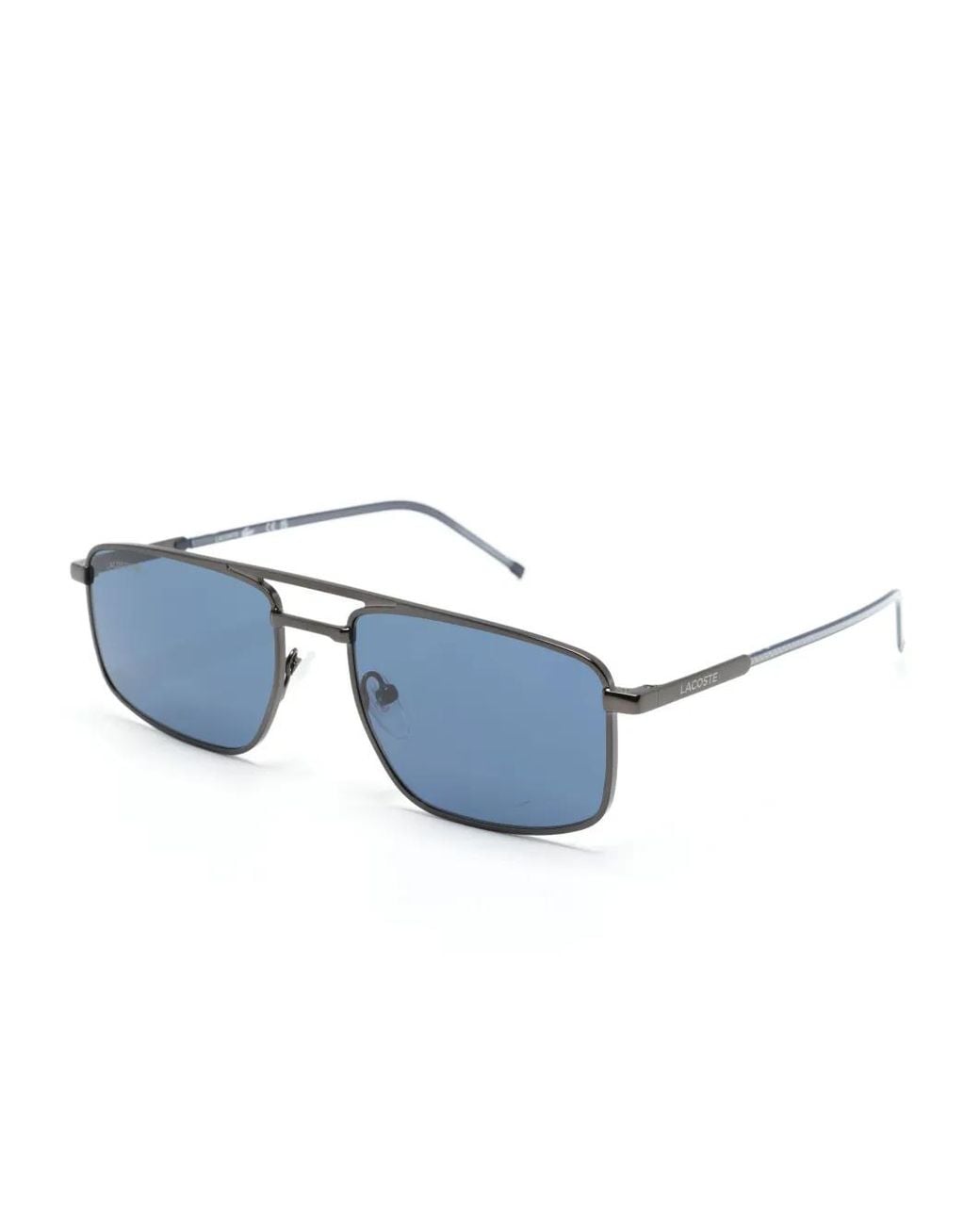 Lacoste Blue L255S Pilot-Frame Sunglasses for men