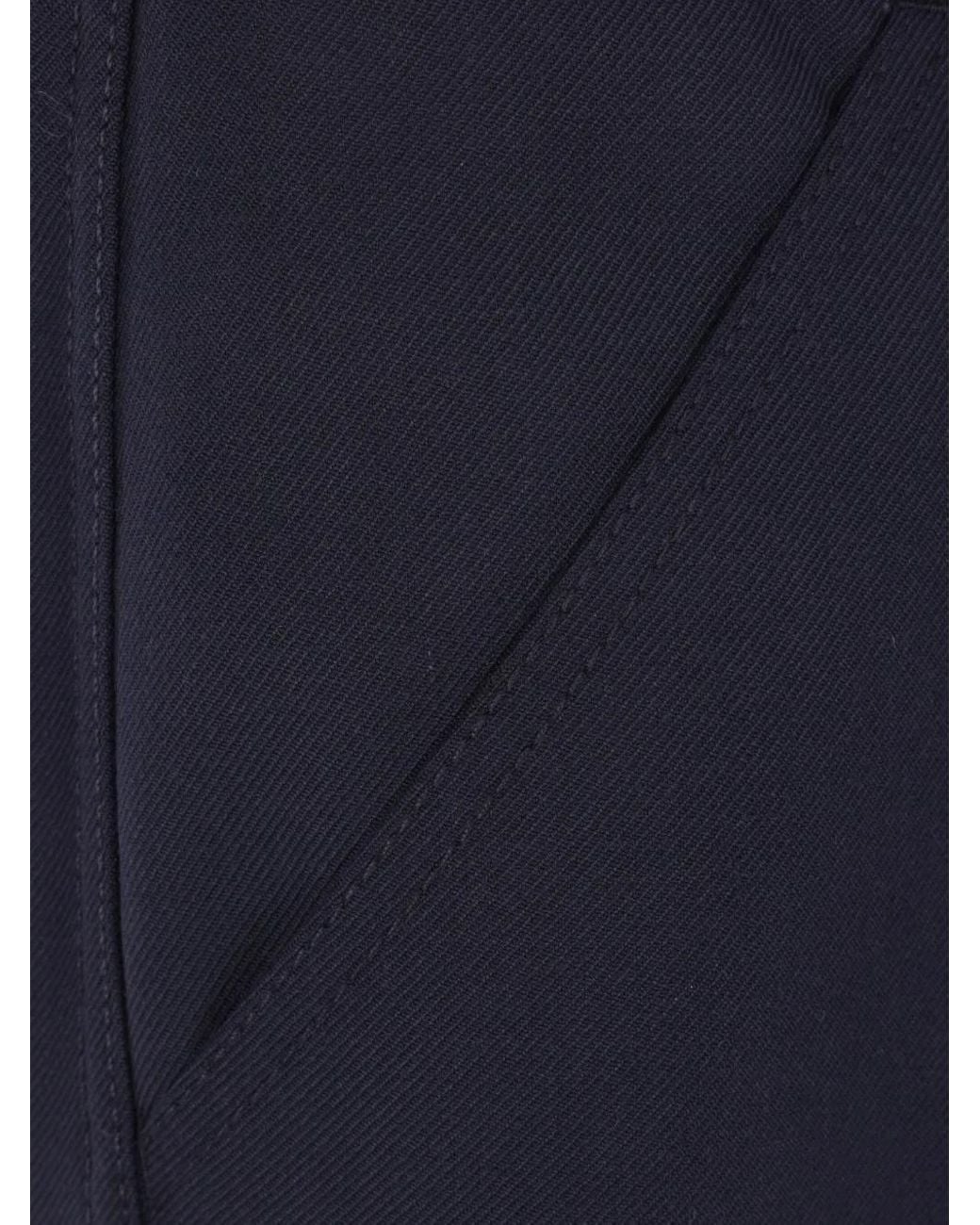 Pantalones con cremallera y botones Comme des Garçons de hombre de color Blue