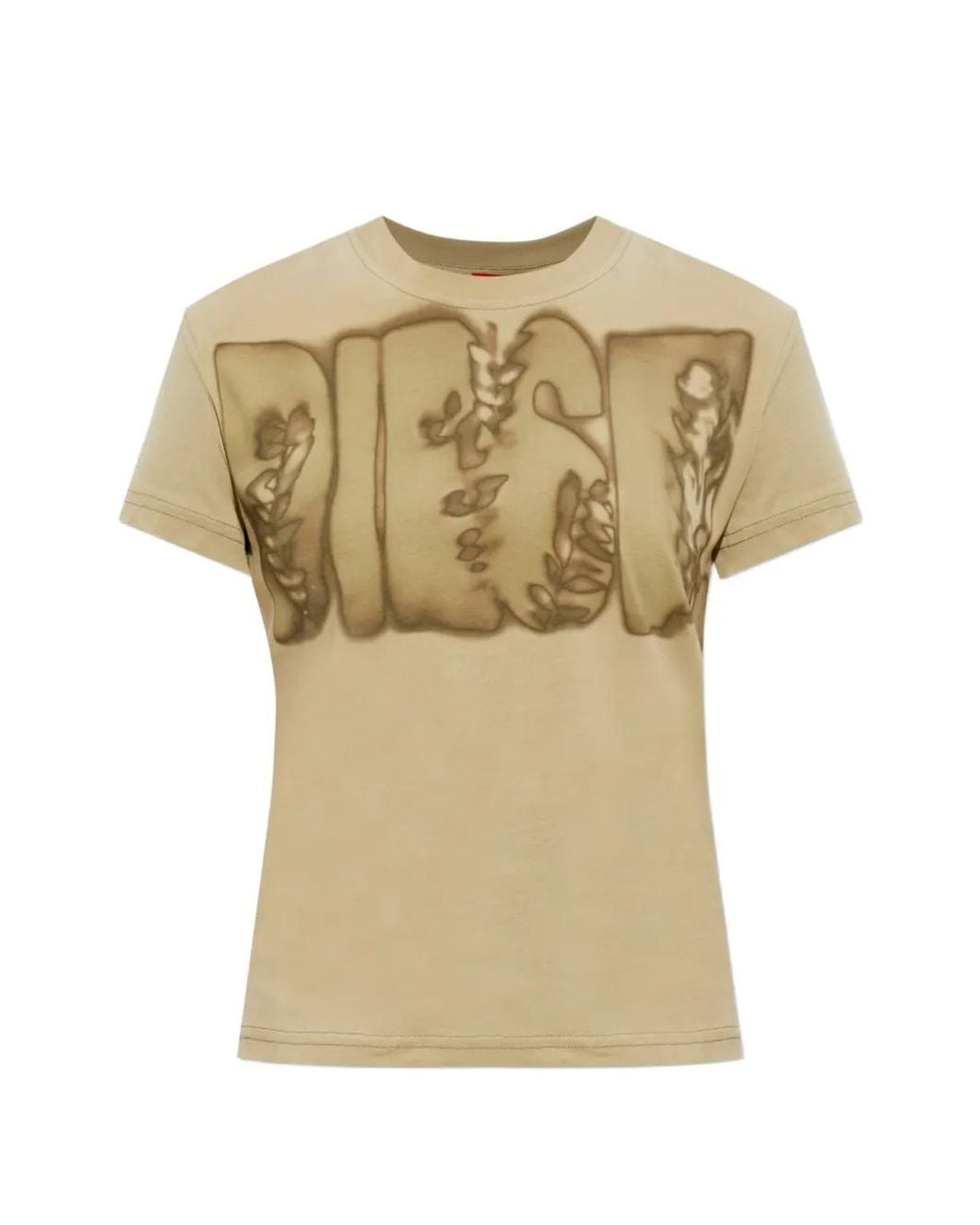 DIESEL Natural T-Ila-Aa3 Logo-Print Short-Sleeve T-Shirt