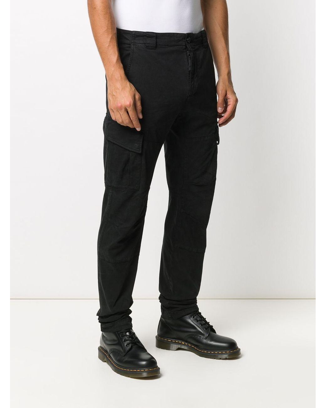 straight leg combat trousers