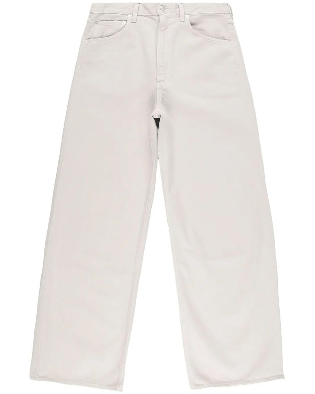 Agolde White Low Curve Jeans