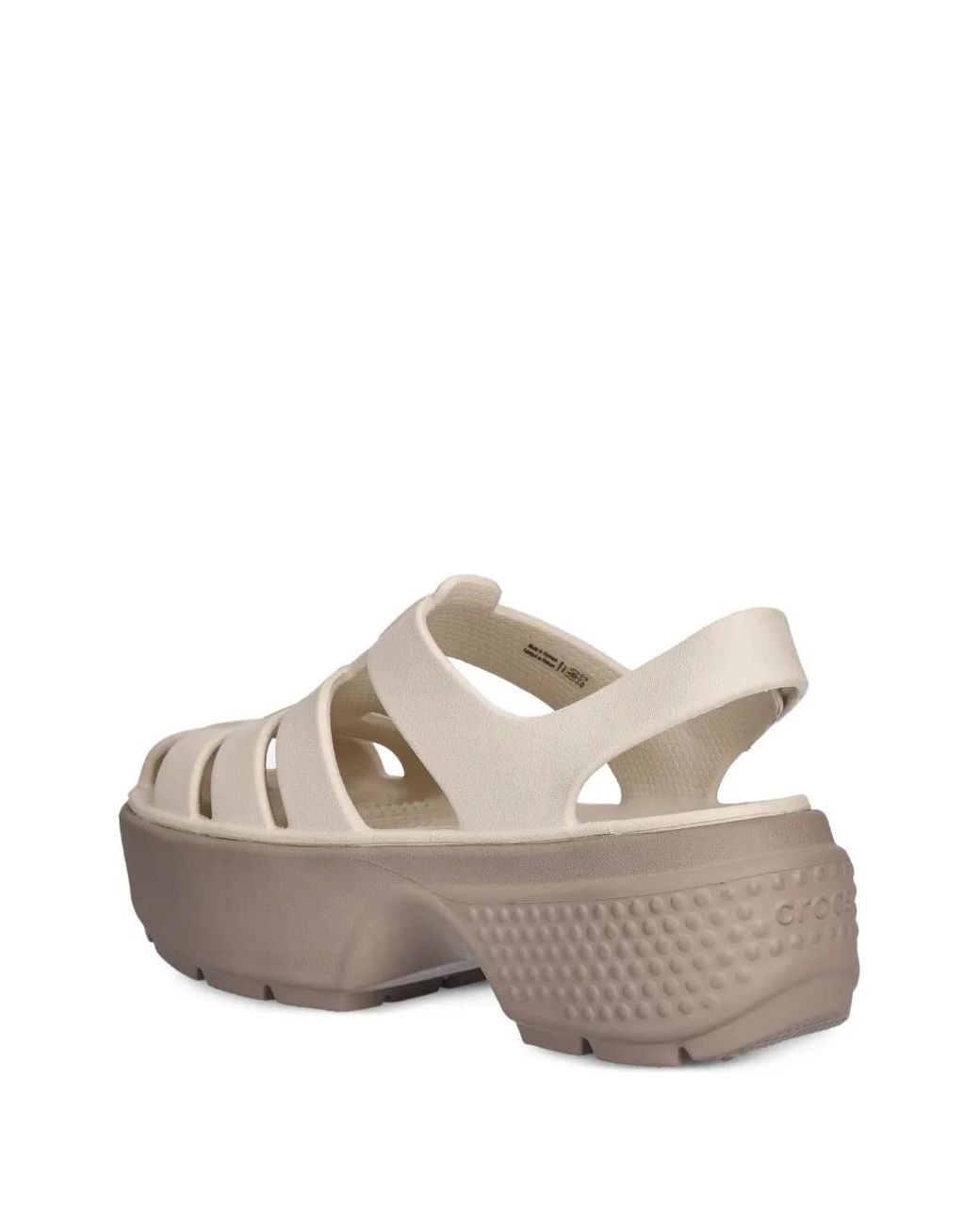 CROCSTM Natural Stomp Sandalen Mit Käfig