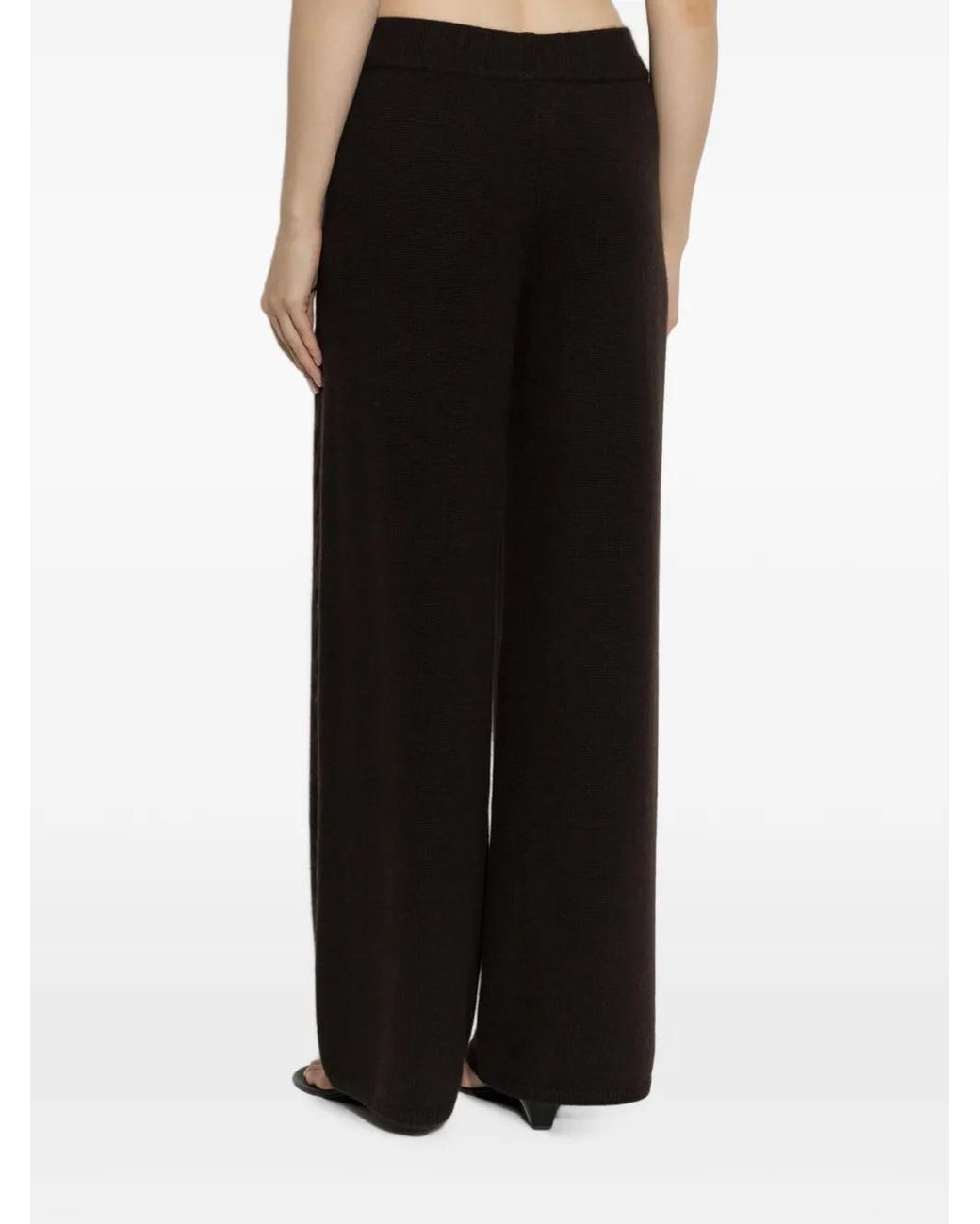 Lisa Yang Black Olanda Straight-Leg Trousers