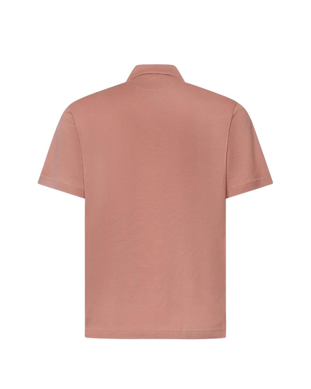Eleventy Pink Cotton Polo for men