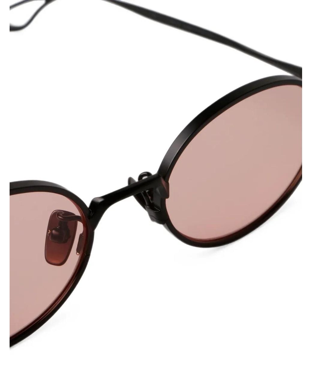 Projekt Produkt Pink Oval-Frame Sunglasses