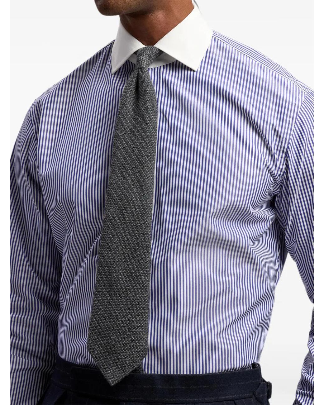 Cravatta A Punta di Ralph Lauren in Gray da Uomo