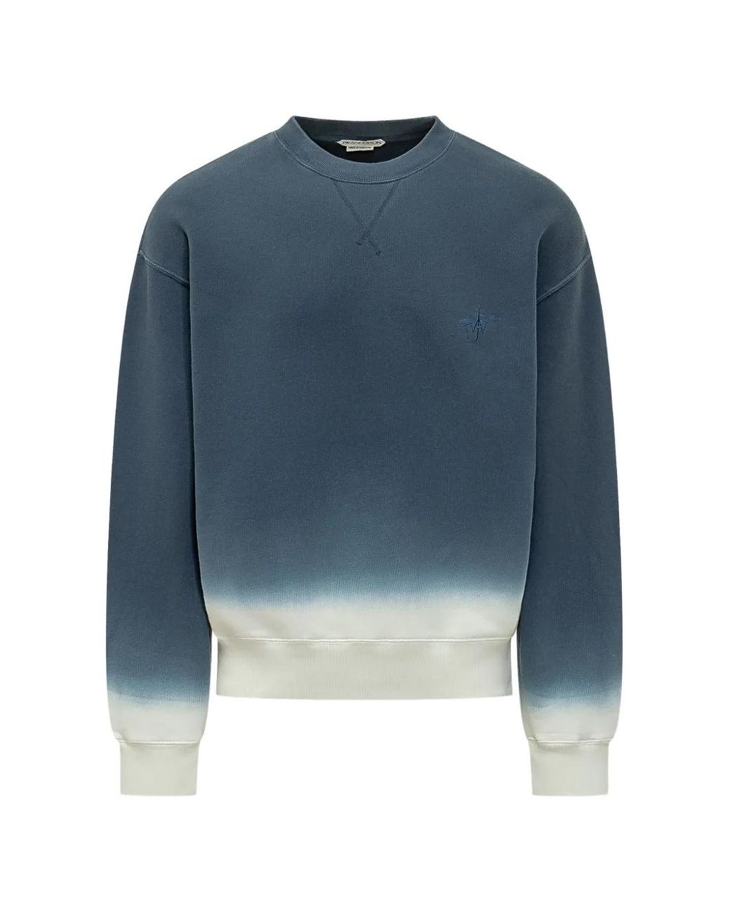 J.W. Anderson Blue Embroidered-Logo Sweatshirt for men