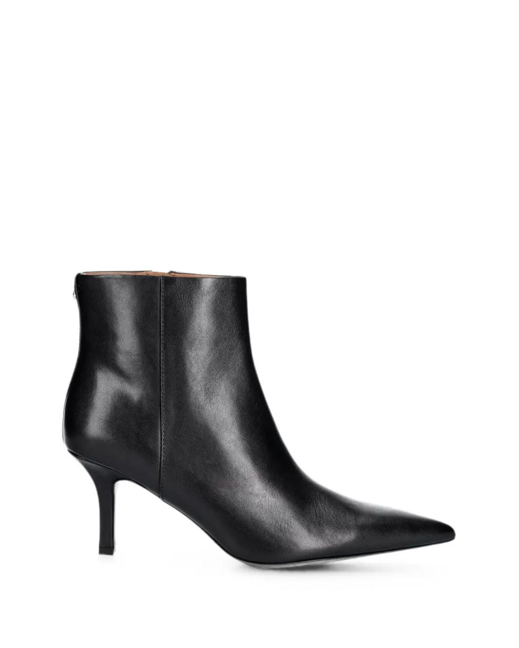 Patrizia Pepe Black Pointed-Toe Ankle Boots