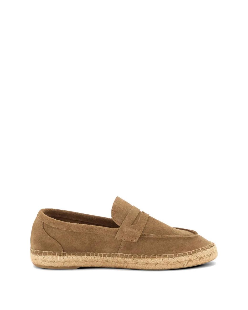 Boggi Brown Tellin Suede Leather Espadrilles for men