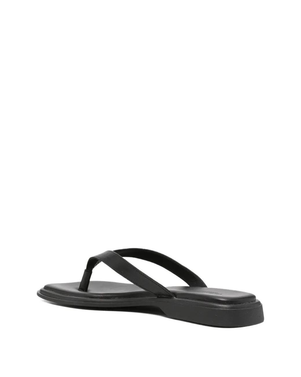 Vagabond Black Izzy Leather Flip-Flops