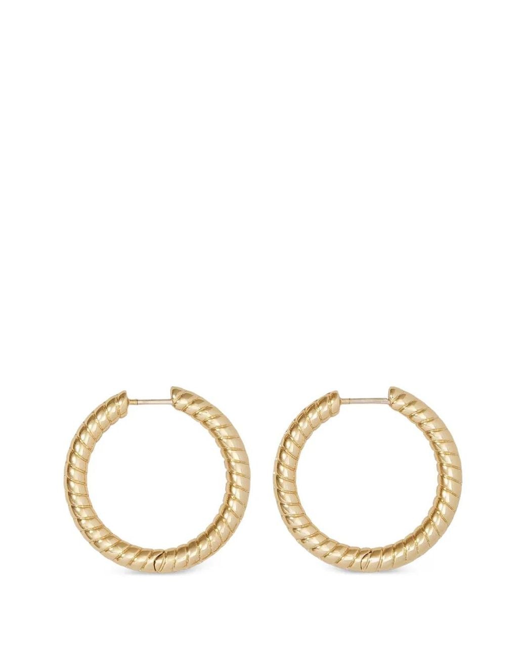 Jennifer Fisher Metallic Mini Créoles Madison À Détail Cordon