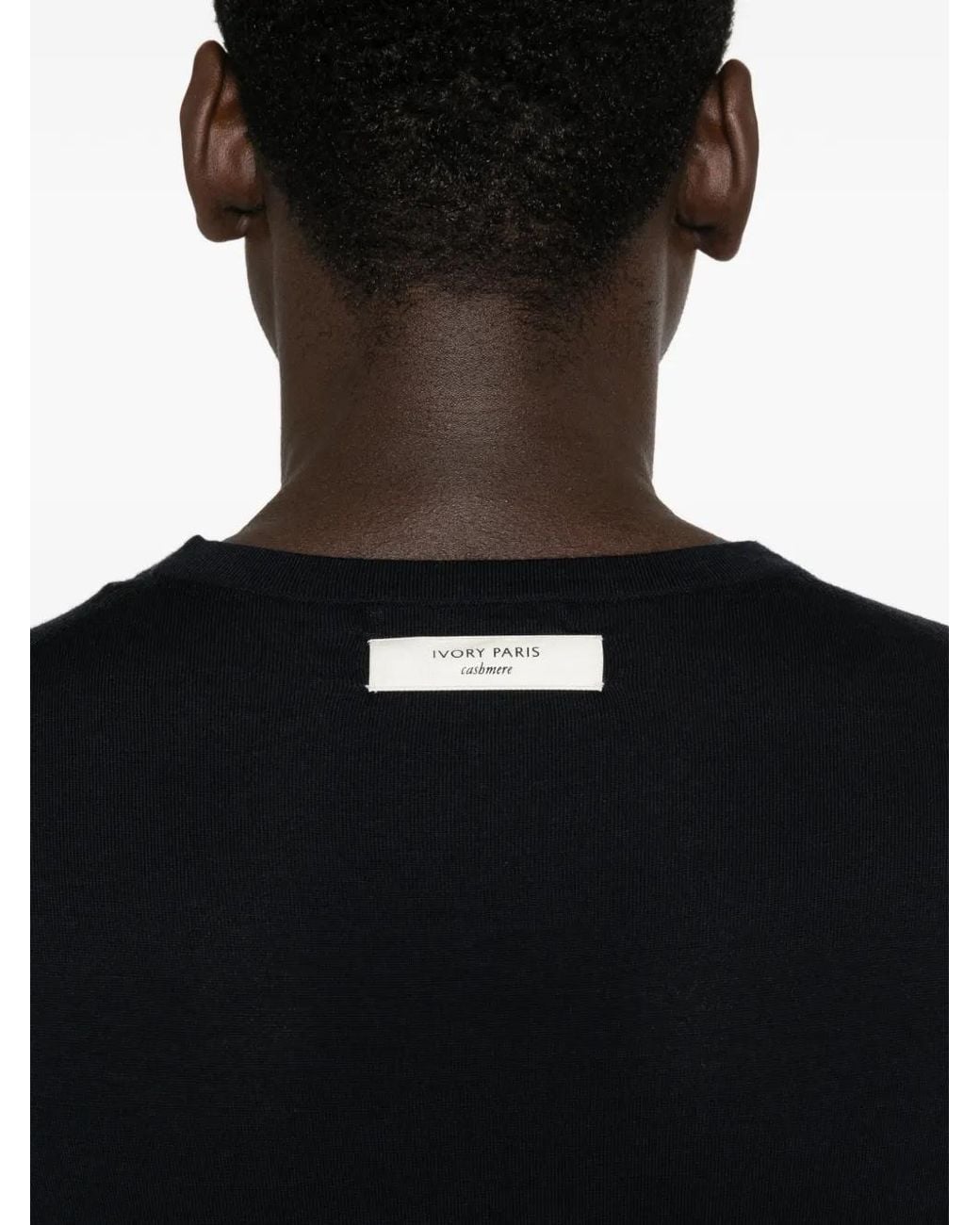 IVORY PARIS Black Pull À Boutons Décoratifs for men