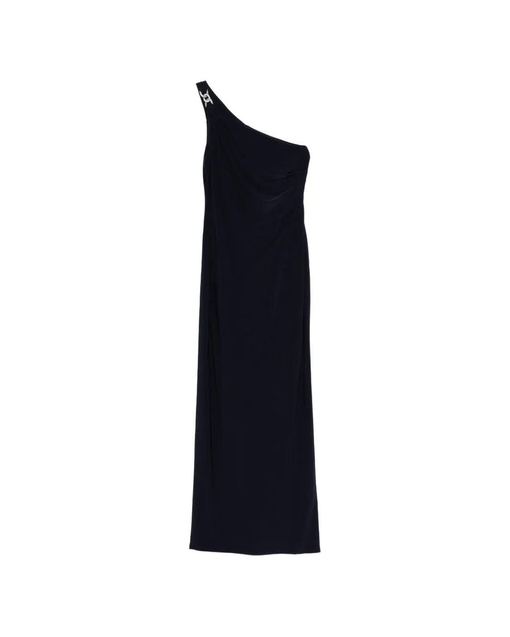 Ralph Lauren Black One-Shoulder Maxi Dress