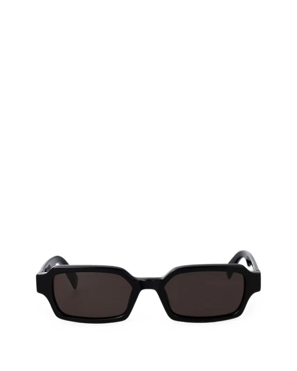 Retrosuperfuture Black Carino Rectangle-Frame Sunglasses