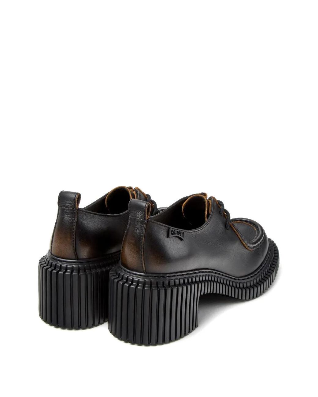 Camper Black Pix London Derby Shoes