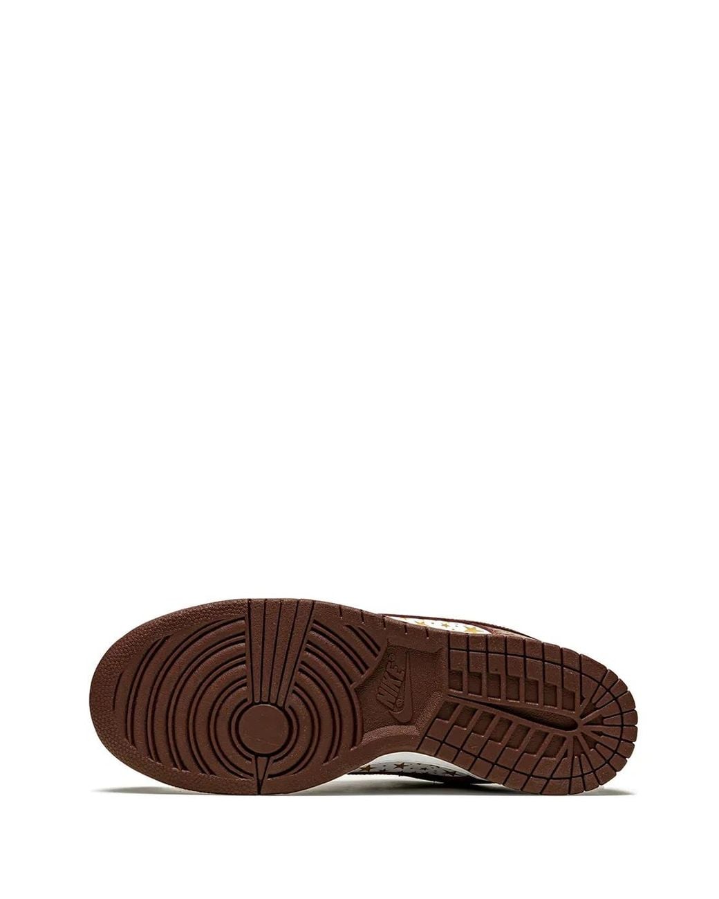 Nike Brown X Supreme Sb Dunk Low "Stars
