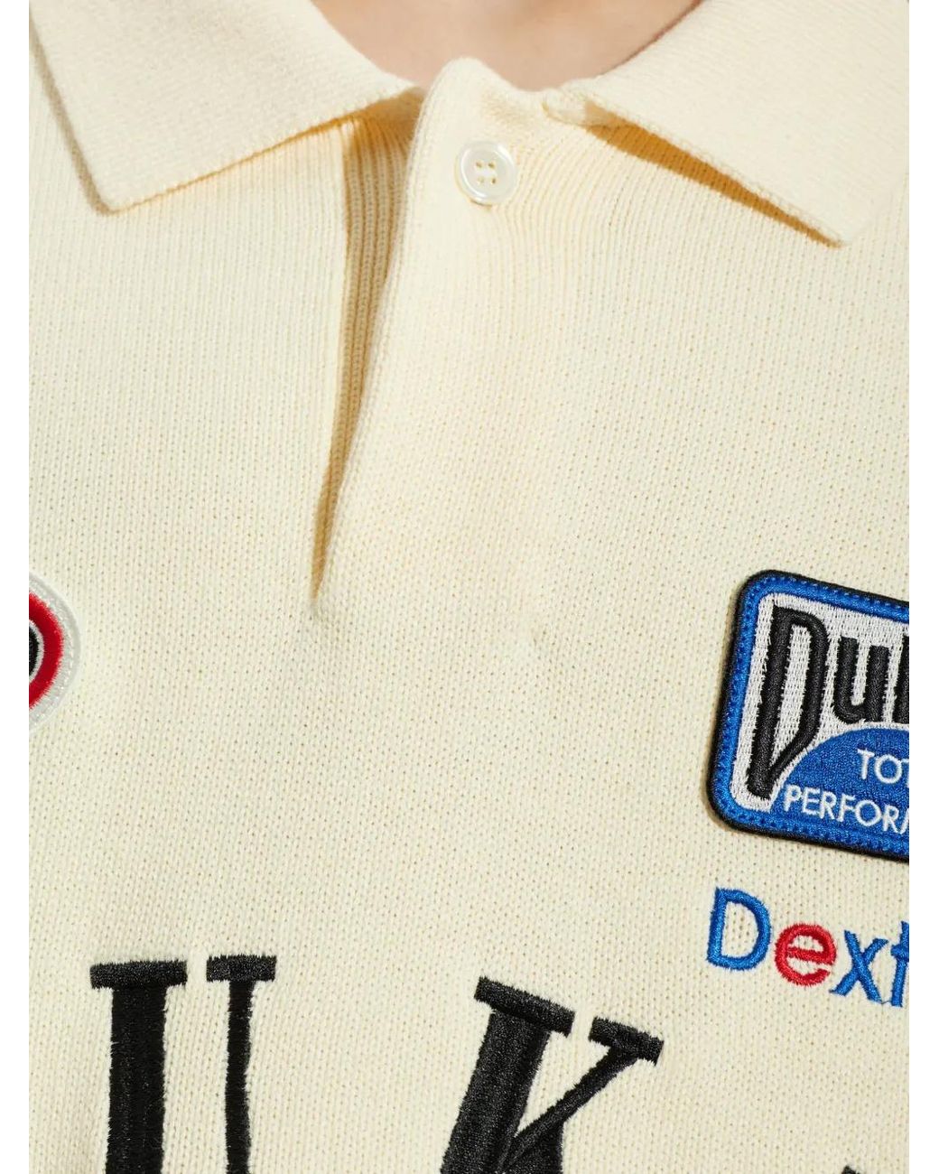 Duke & Dexter Poloshirt Mit Patch in White für Herren