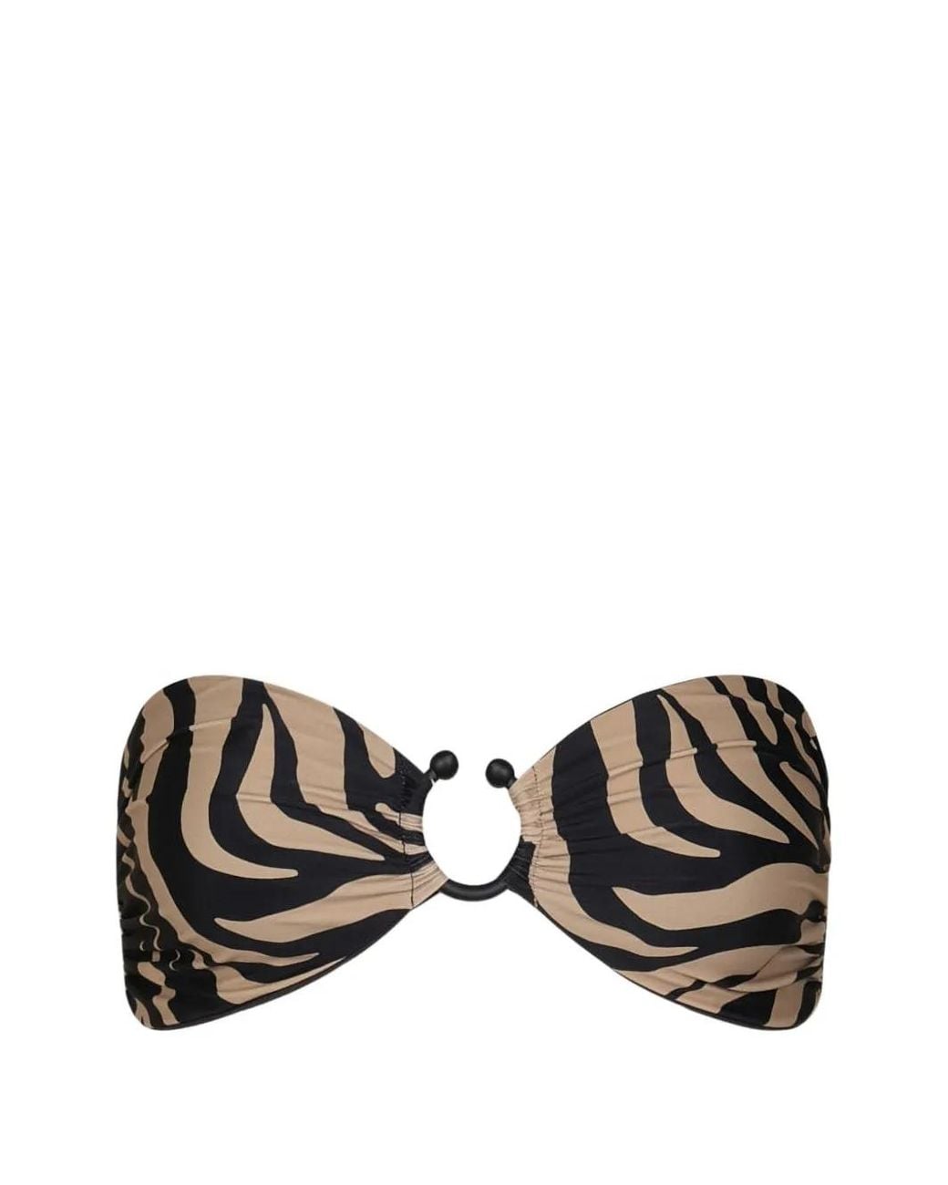 Johanna Ortiz Black Seawaters Bikini Top