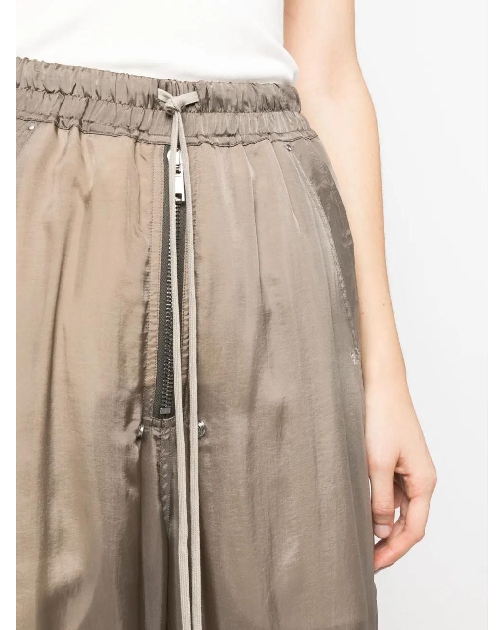 Rick Owens Brown Geth Belas Wide-Leg Trousers