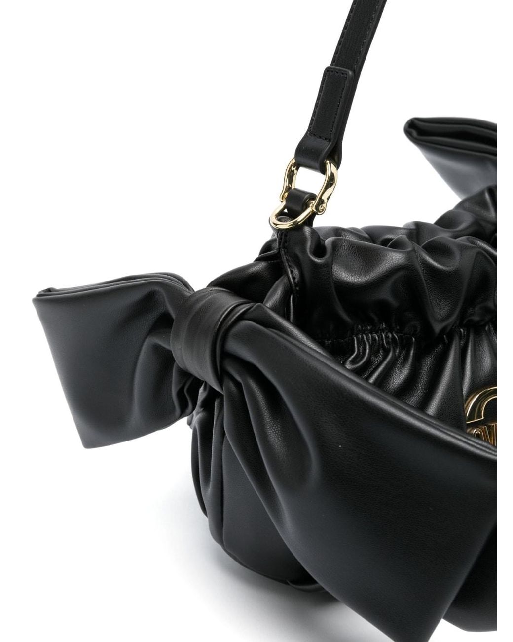 Love Moschino Bow detail Shoulder Bag in Black Lyst