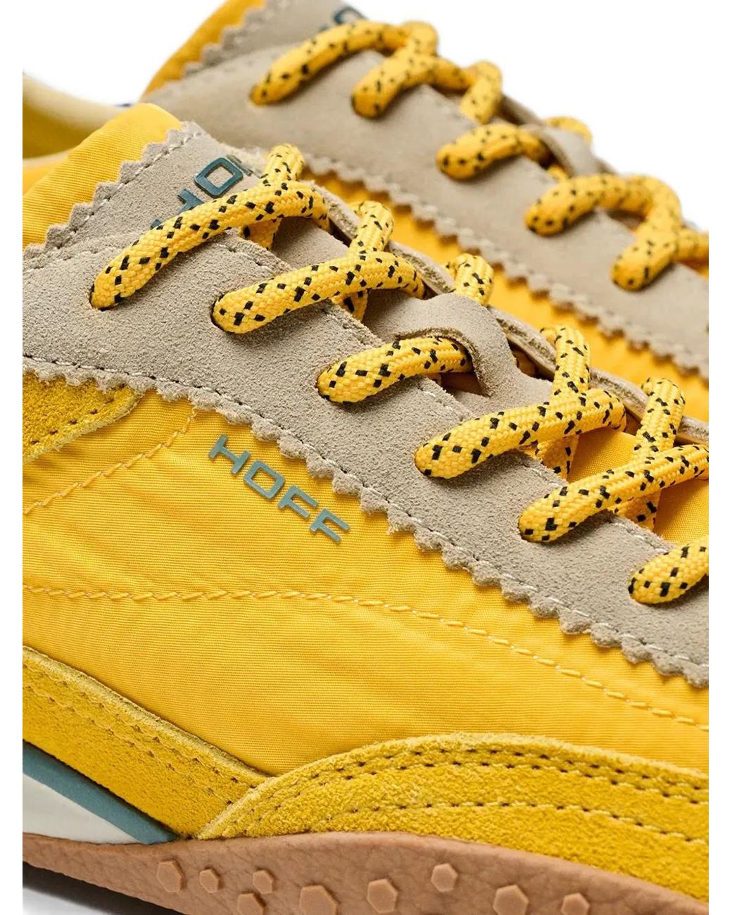 HOFF Yellow Bridge Mkii Suede-Panelled Sneakers