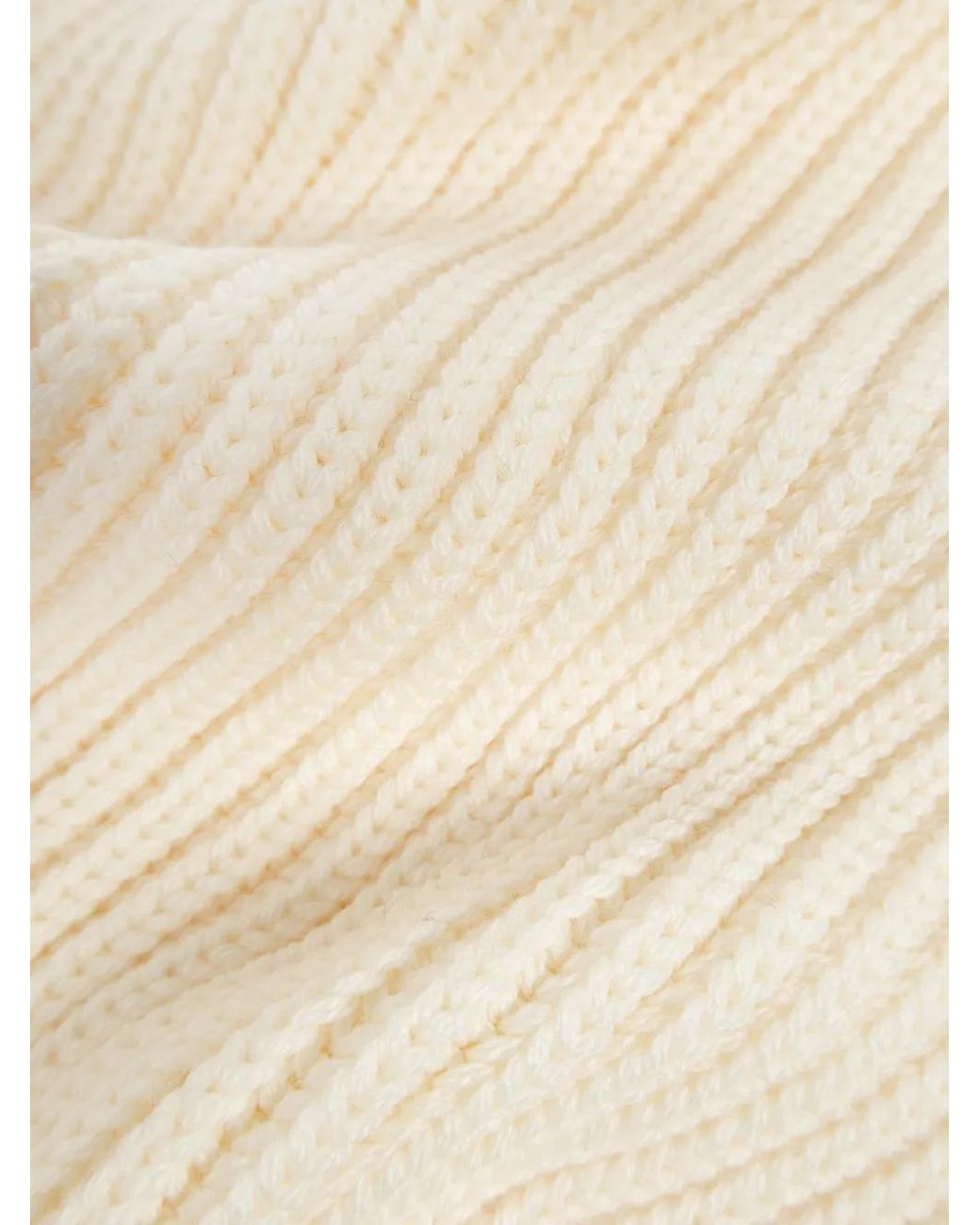 DSquared² White Logo-Patch Ribbed Beanie Hat Set for men