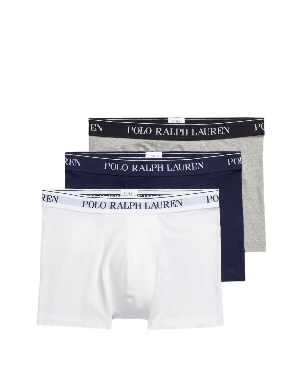 Polo Ralph Lauren Blue Lot De Trois Boxers À Taille Logo for men