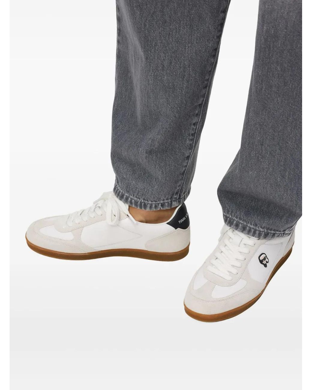 Karl Lagerfeld White Ikon Nft Kandidate Sneakers
