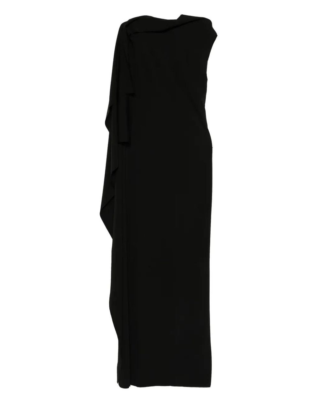 Sportmax Black Nicchia Maxi Dress