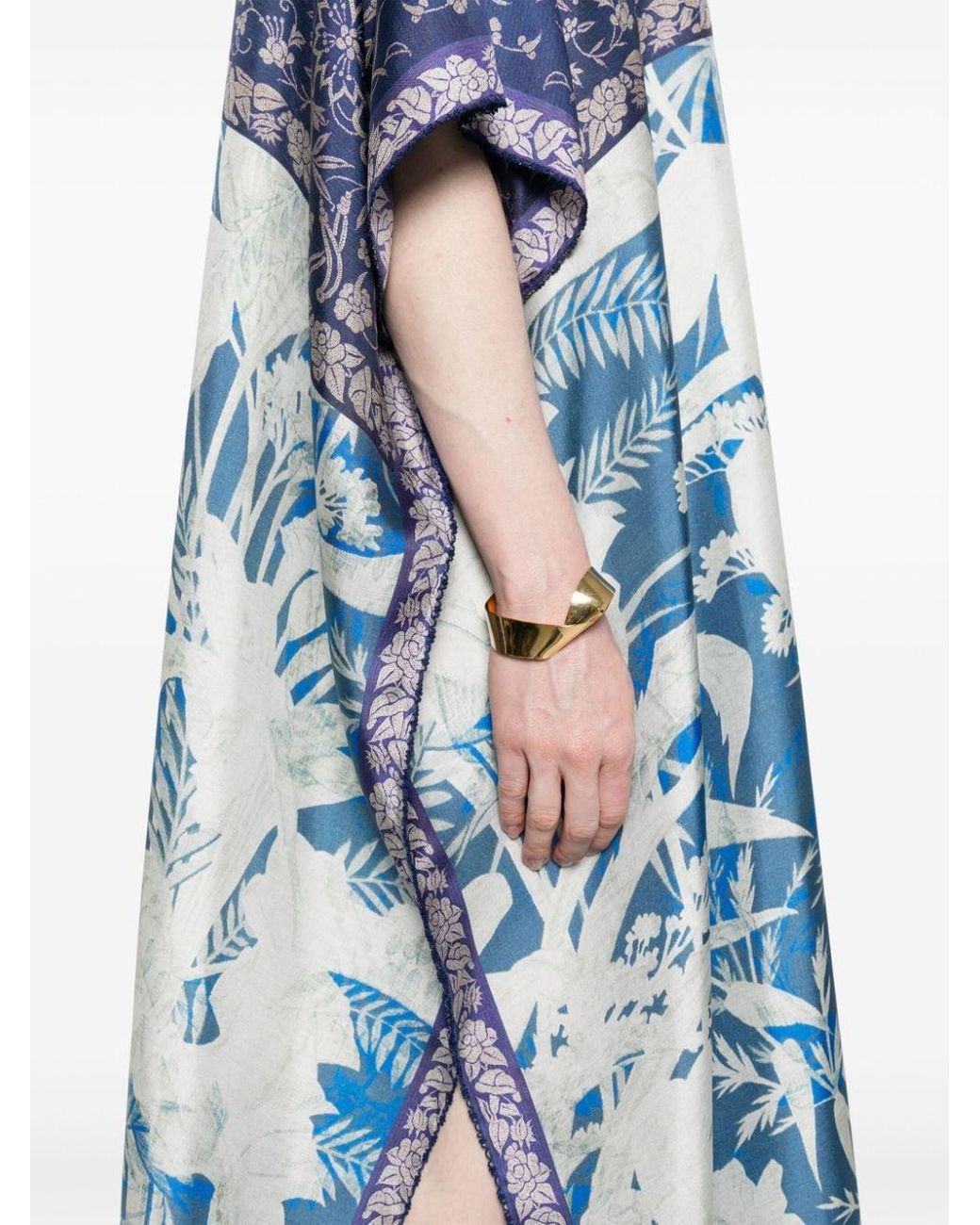 PIERRE-LOUIS MASCIA - Printed Silk Short Kaftan
