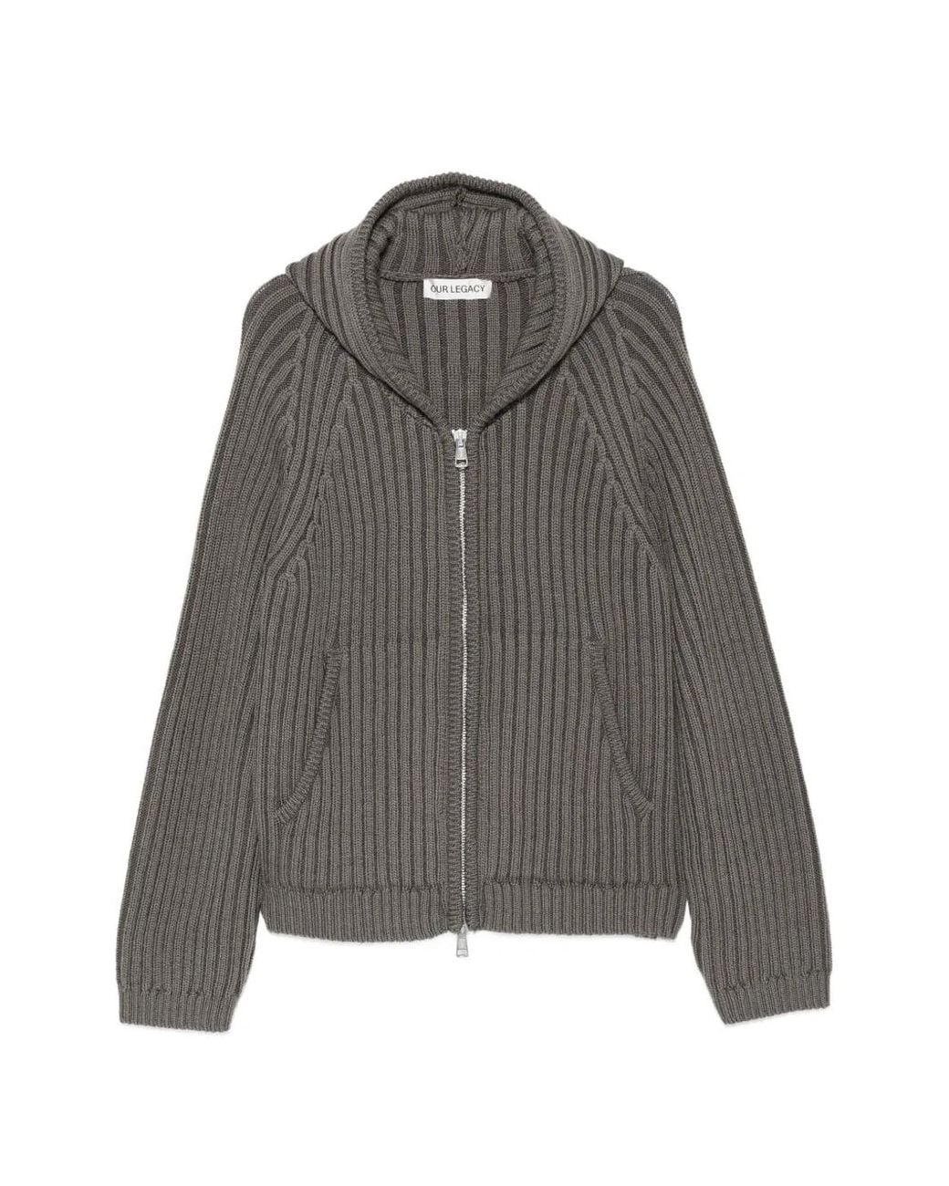 Our Legacy Gray Level Hoodie for men