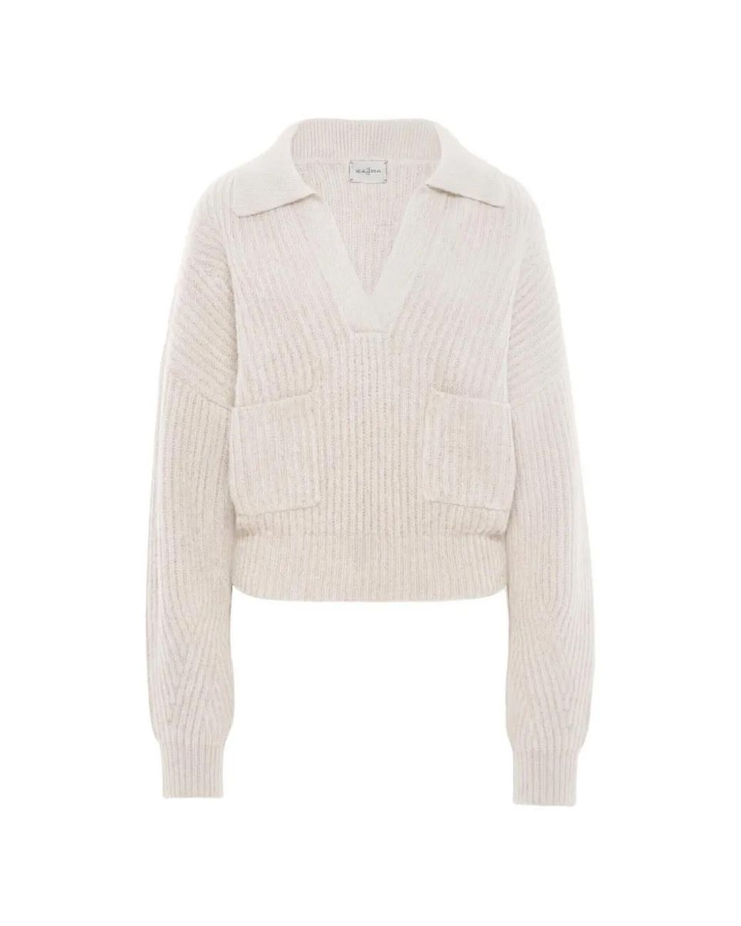 LeKasha White Orleans Cashmere Sweater