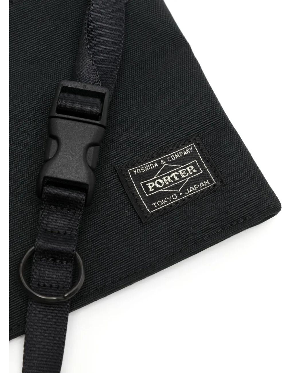 Porter-Yoshida and Co Black Hybris Messenger Bag for men