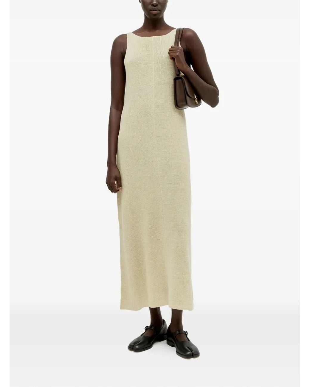 The Row Natural Sleeveless Maxi Dress