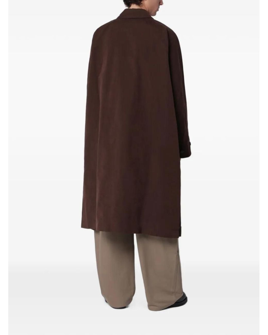 YMC Brown Tyrell Button-Up Coat
