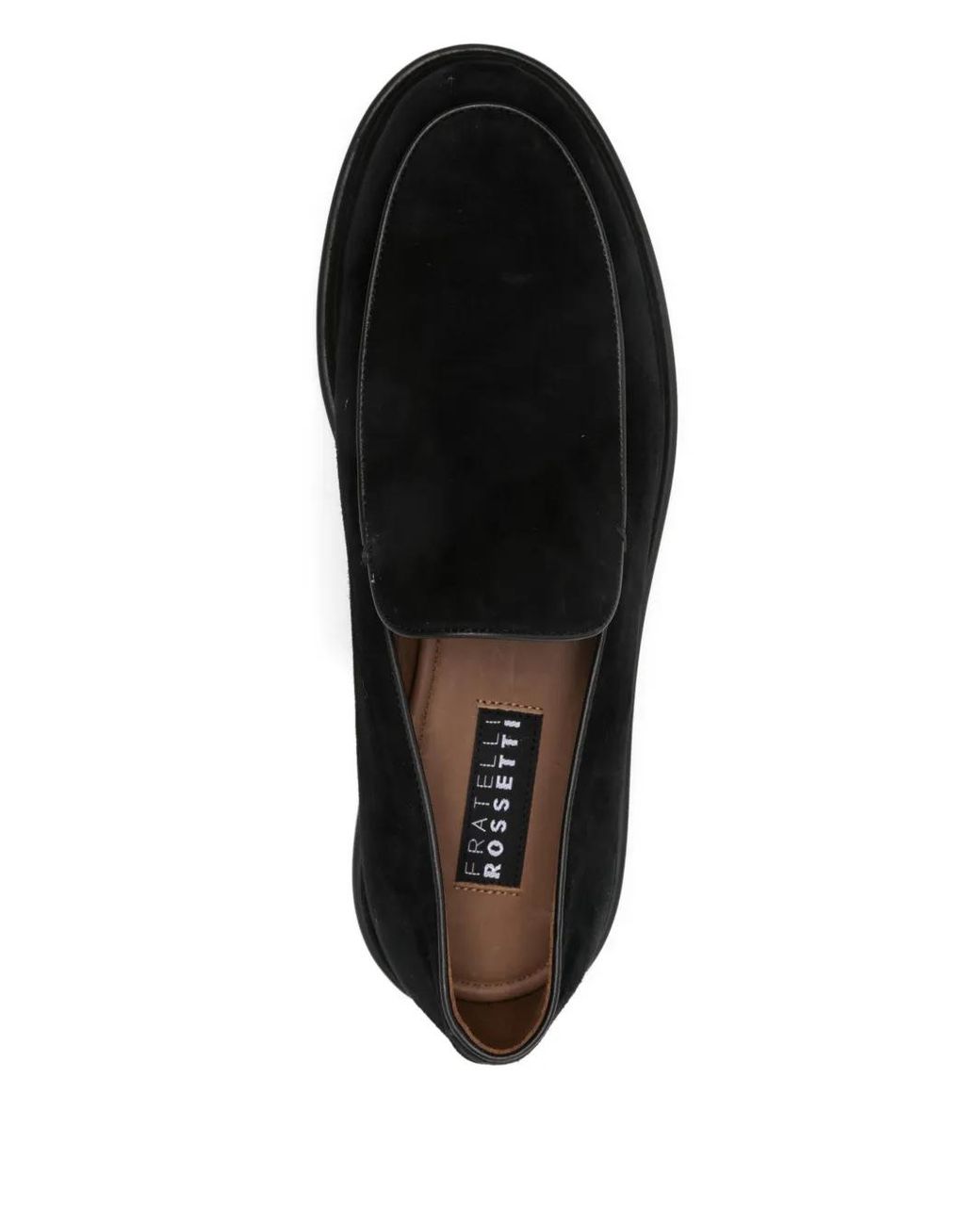 Fratelli Rossetti Black Mocassins En Daim for men