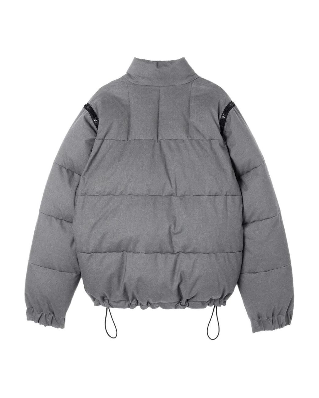 Sunnei Gray Puffy Bomber Jacket