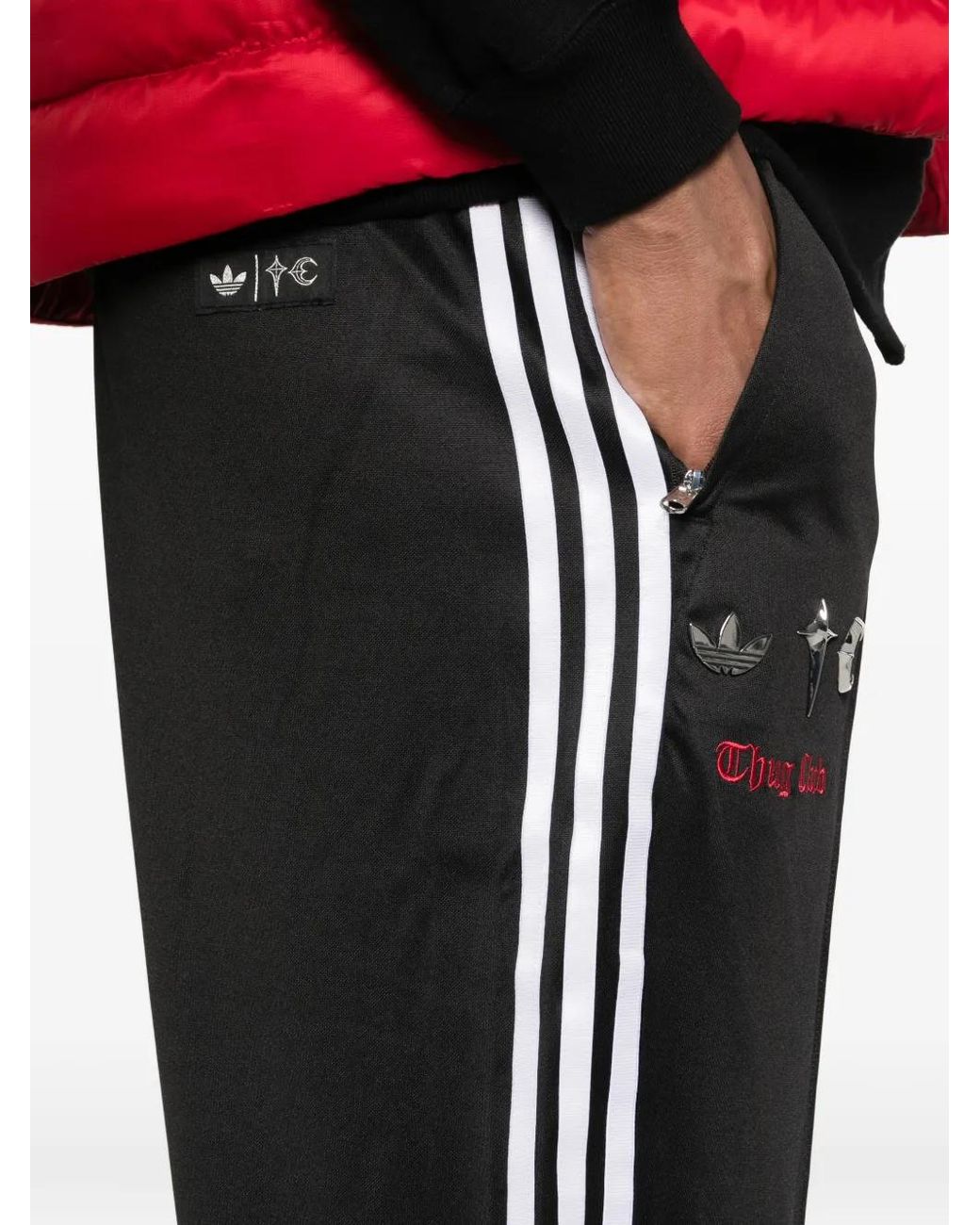 Adidas Black Thug Club Superstar Joggers