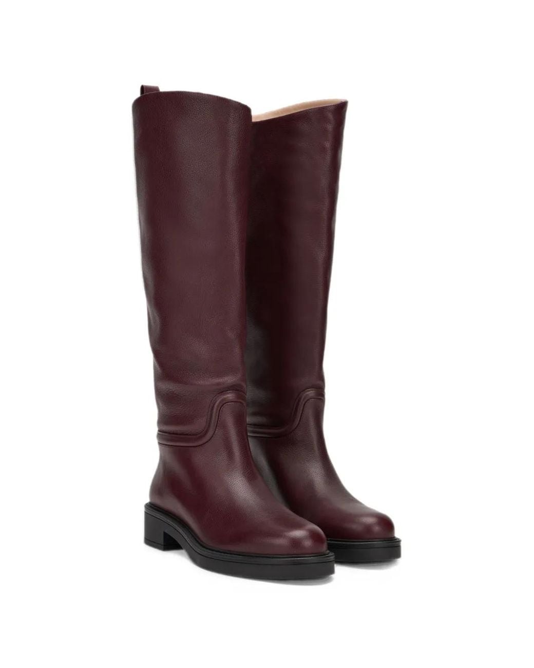 Stuart Weitzman Purple Celia Riding Boots