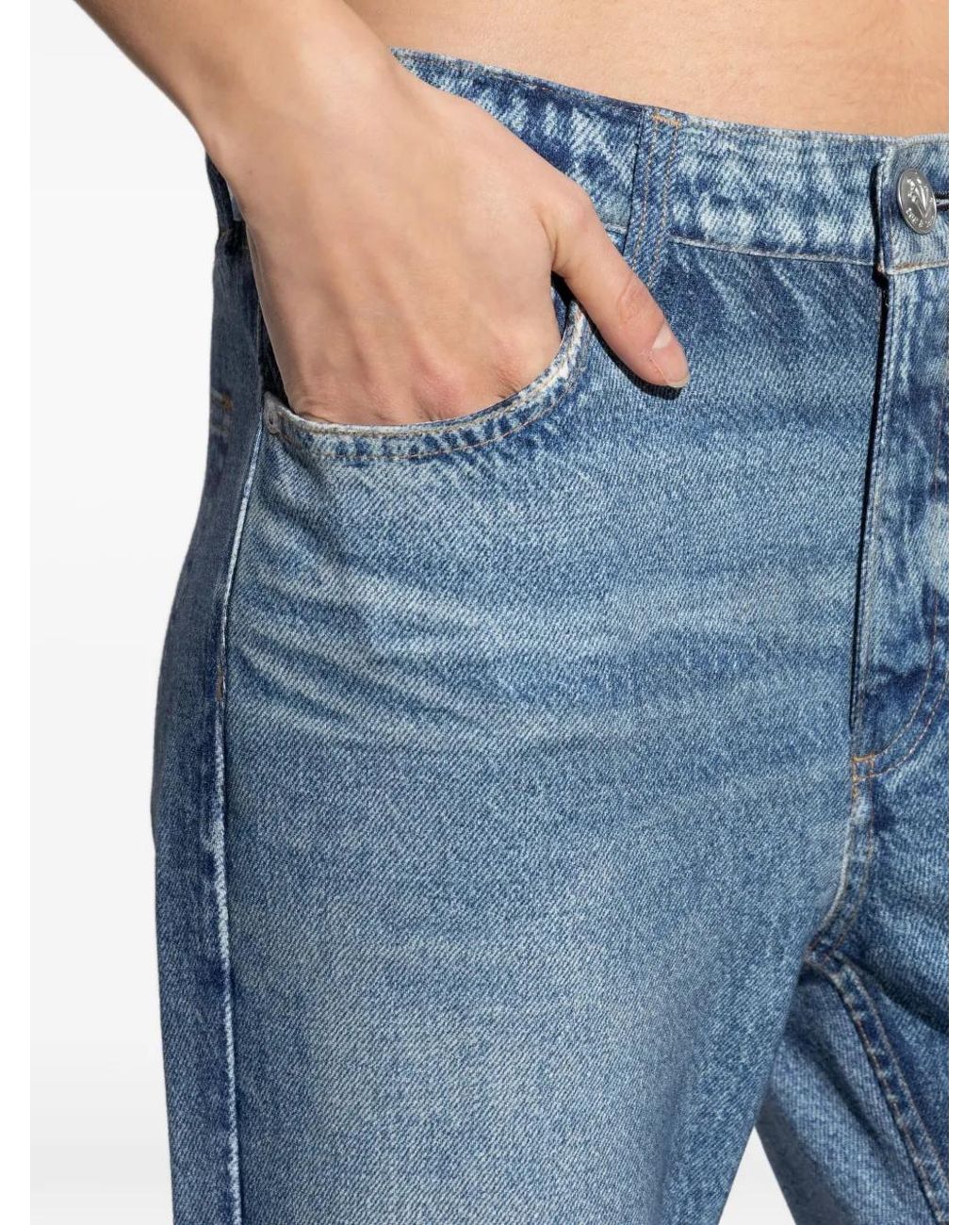 Rag & Bone Blue Miramar Dahlia Faded Flared Jeans