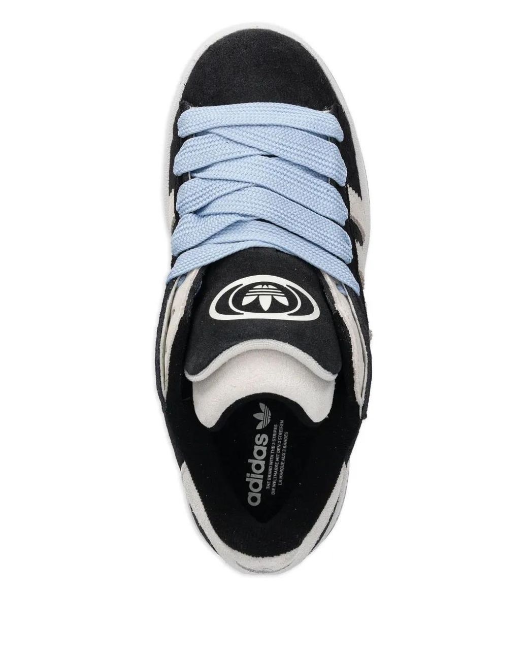 Adidas Black Campus 00S Suede 3-Stripe Sneakers