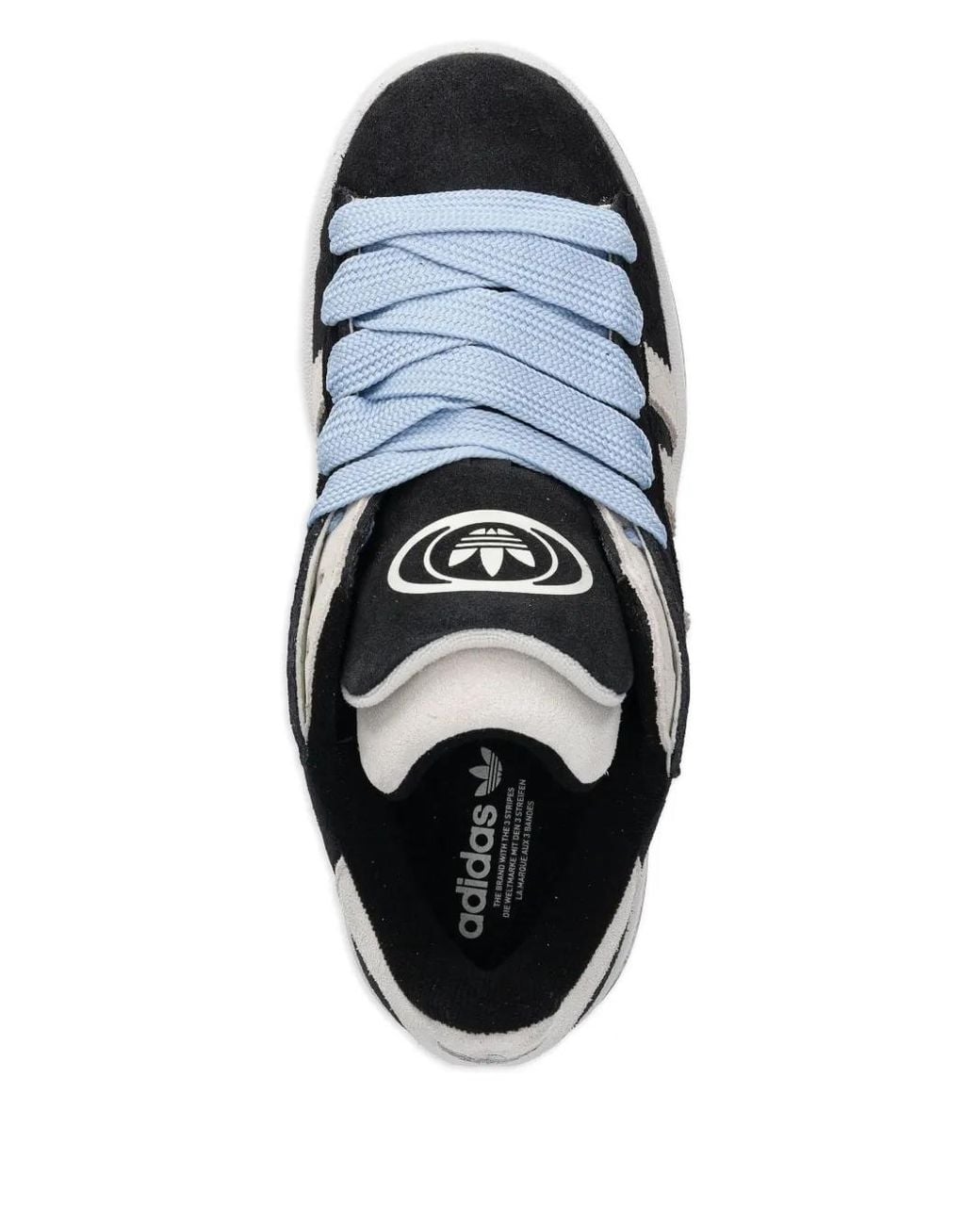 Adidas Black Campus 00S Suede 3-Stripe Sneakers