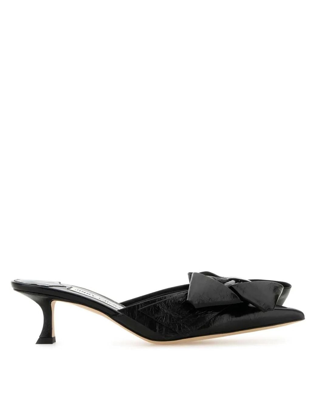 Jimmy Choo Black 50Mm Staz Mules