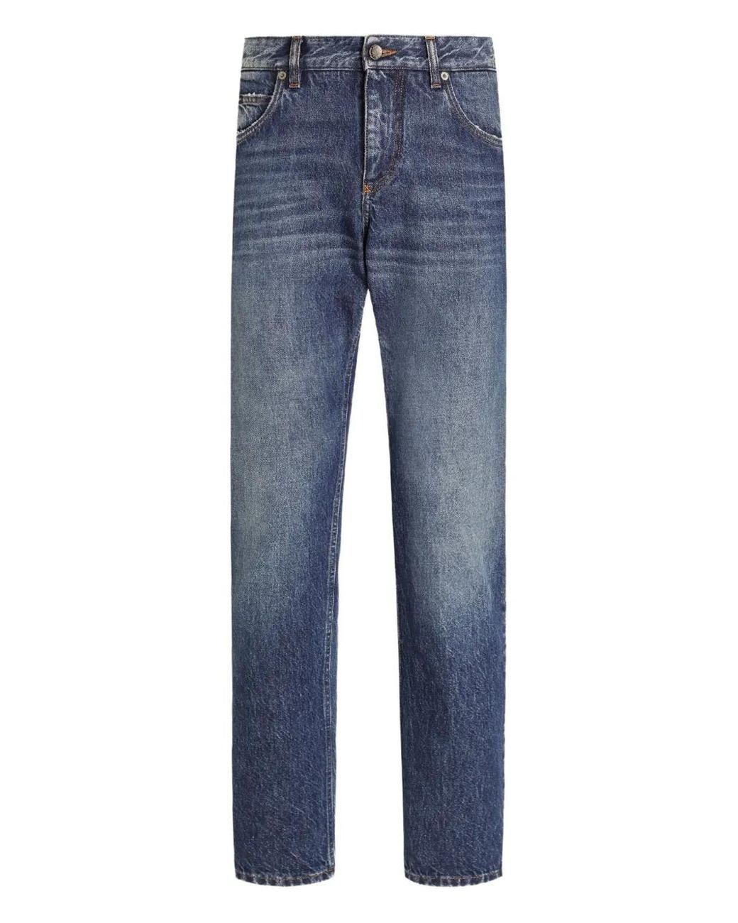 Dolce & Gabbana Blue Dolce & Gabbana Denim Trousers for men