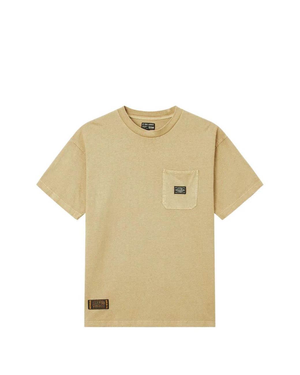 Izzue Natural Patch-Detail Pocket T-Shirt for men