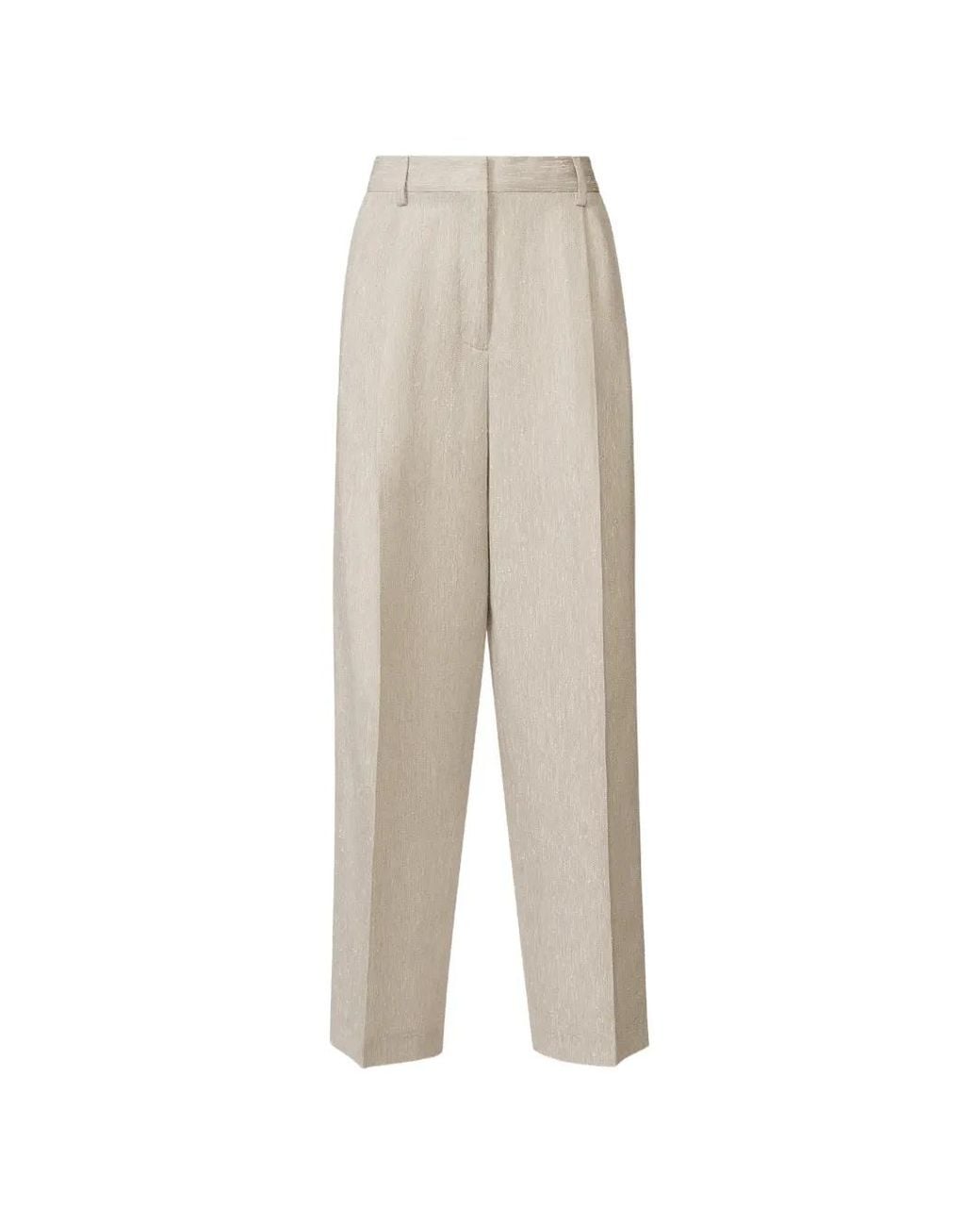 Fabiana Filippi White Drop Fil Coupé Trousers