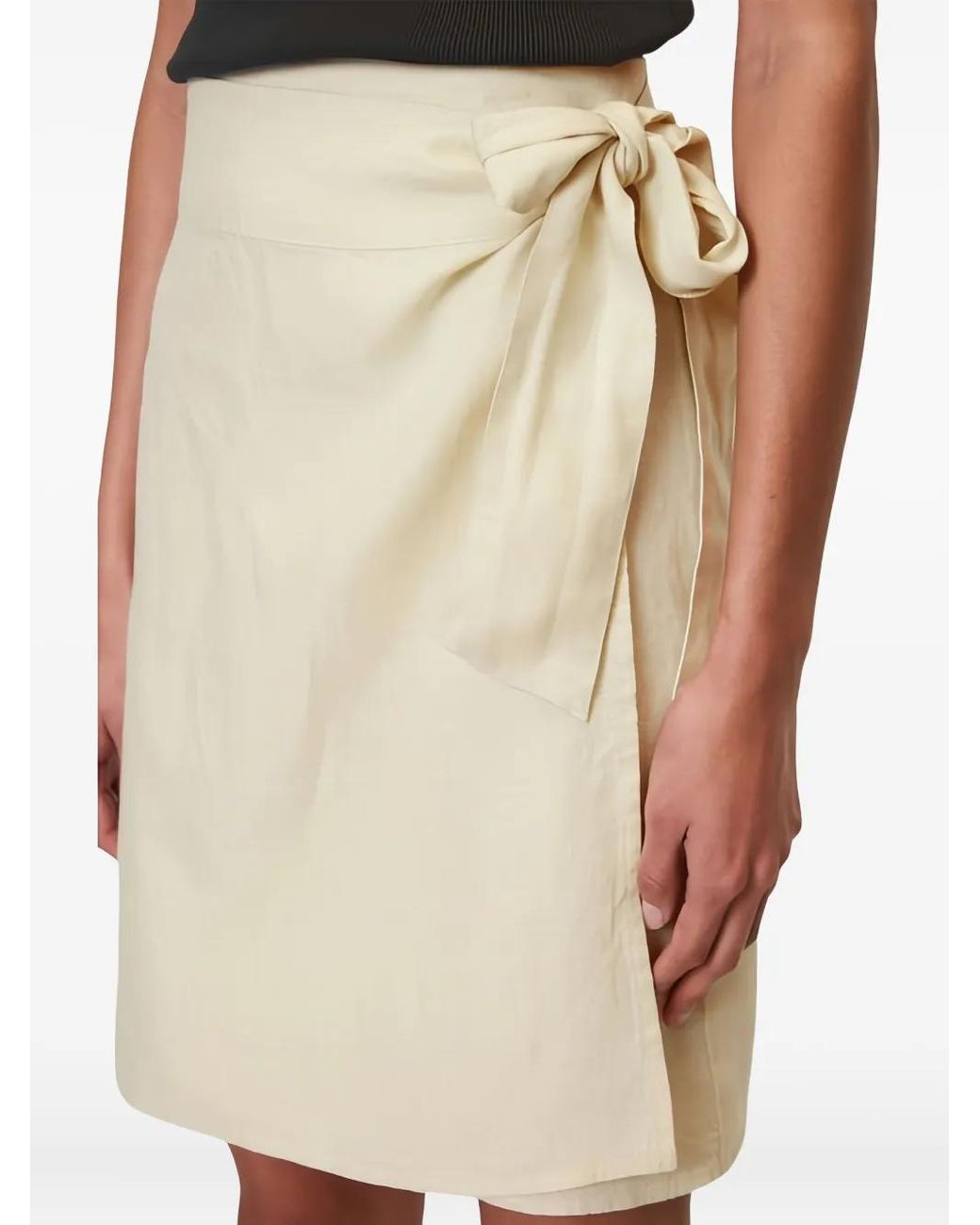 Marc O' Polo Natural Wrap-Style Mini Skirt