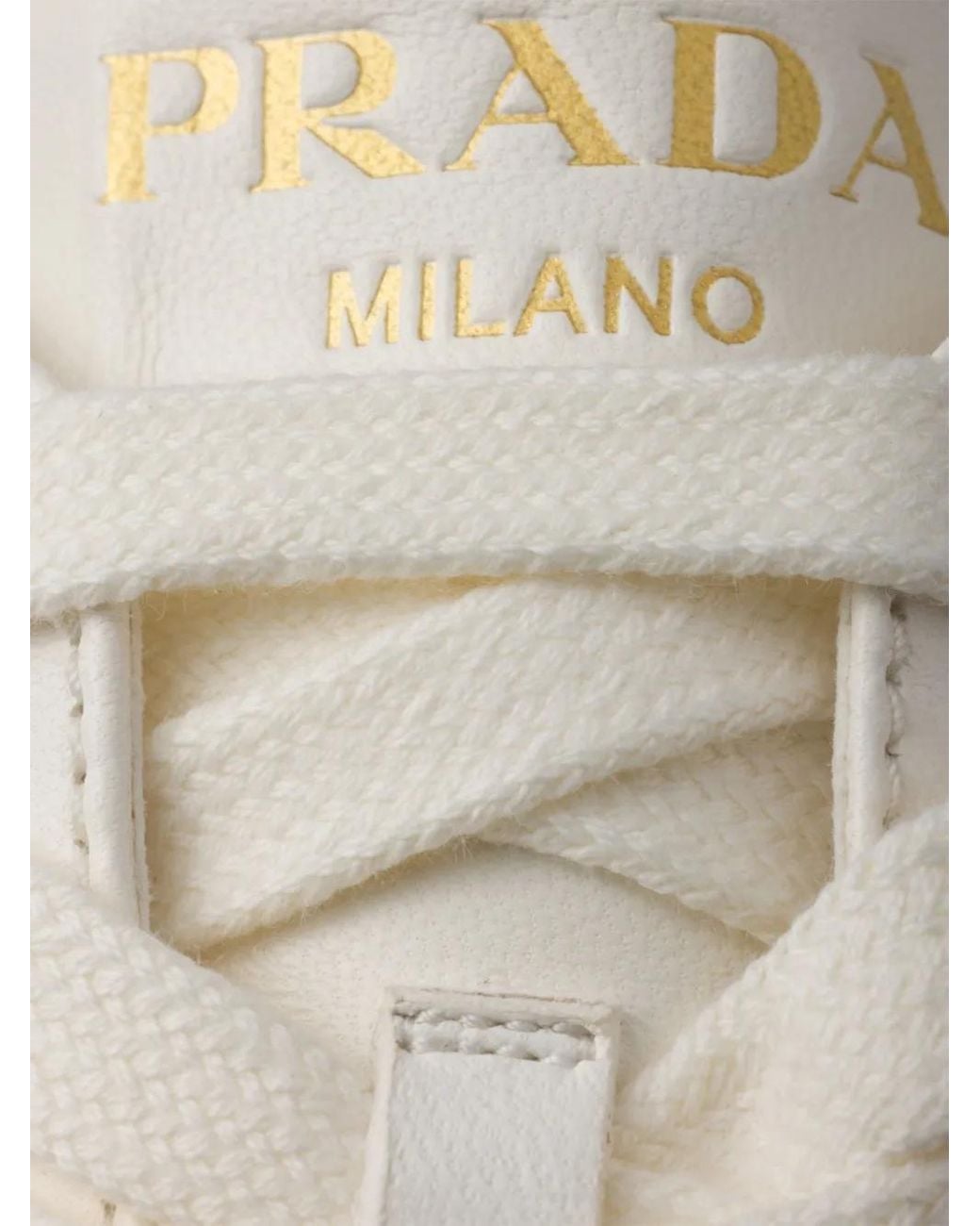 Baskets Downtown Bold À Plateforme Prada en coloris Brown