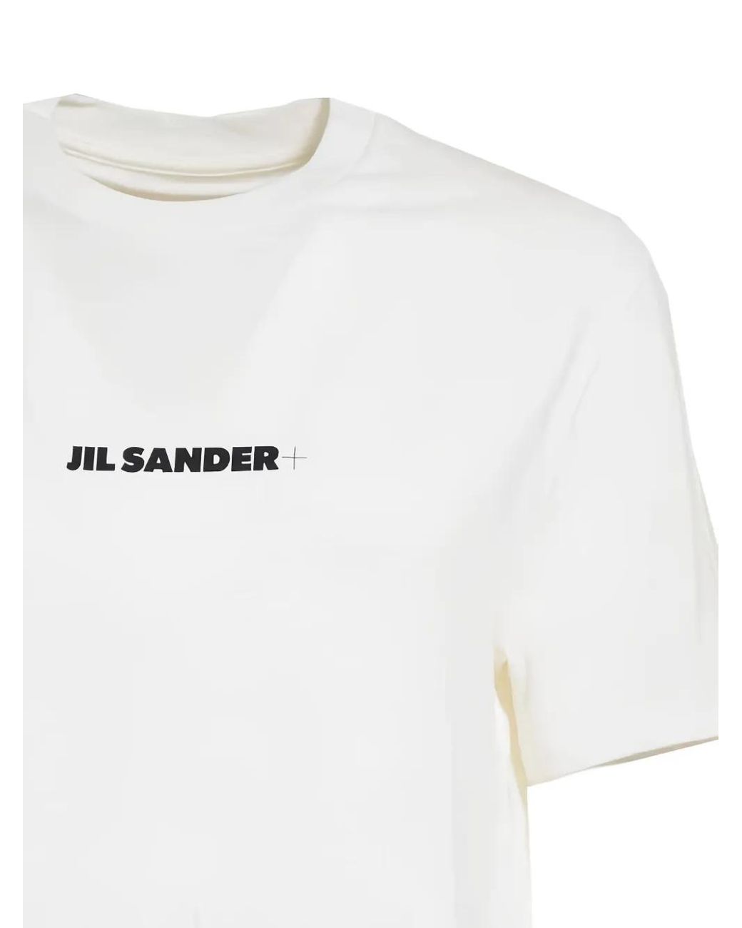 Jil Sander White Crew-Neck T-Shirt