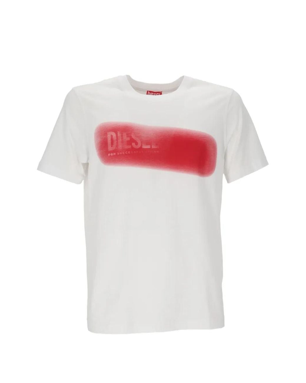 DIESEL White T-Adjust-Aa5 T-Shirt for men